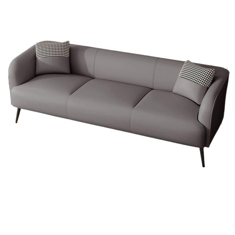 Fully assembled technical fabric sofa small apartment scandinavian double two or three people living room rental apartment popular style simple