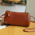 First layer vegetable tanned cowhide women's bag fashioneasiest for matchnew arrivaltrendysummercasual shoulder crossbody bag shell bag coin purse