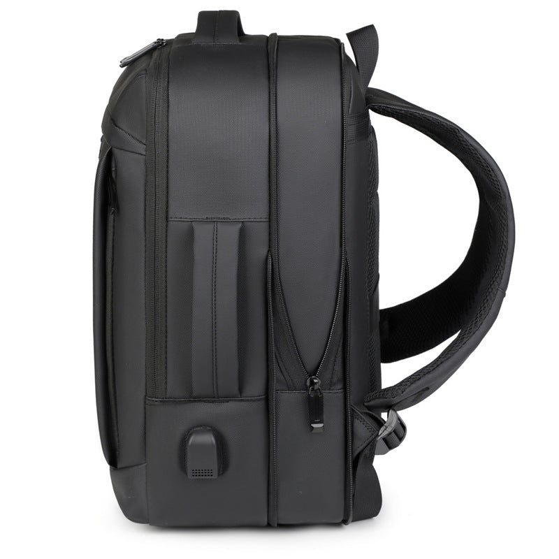 New Backpack Men's Large Capacity Expansion Portable Backpack Outdoor Travel Backpack Business Computer Bag School Bag