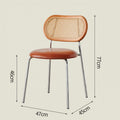 Solid wood backrest european style chair