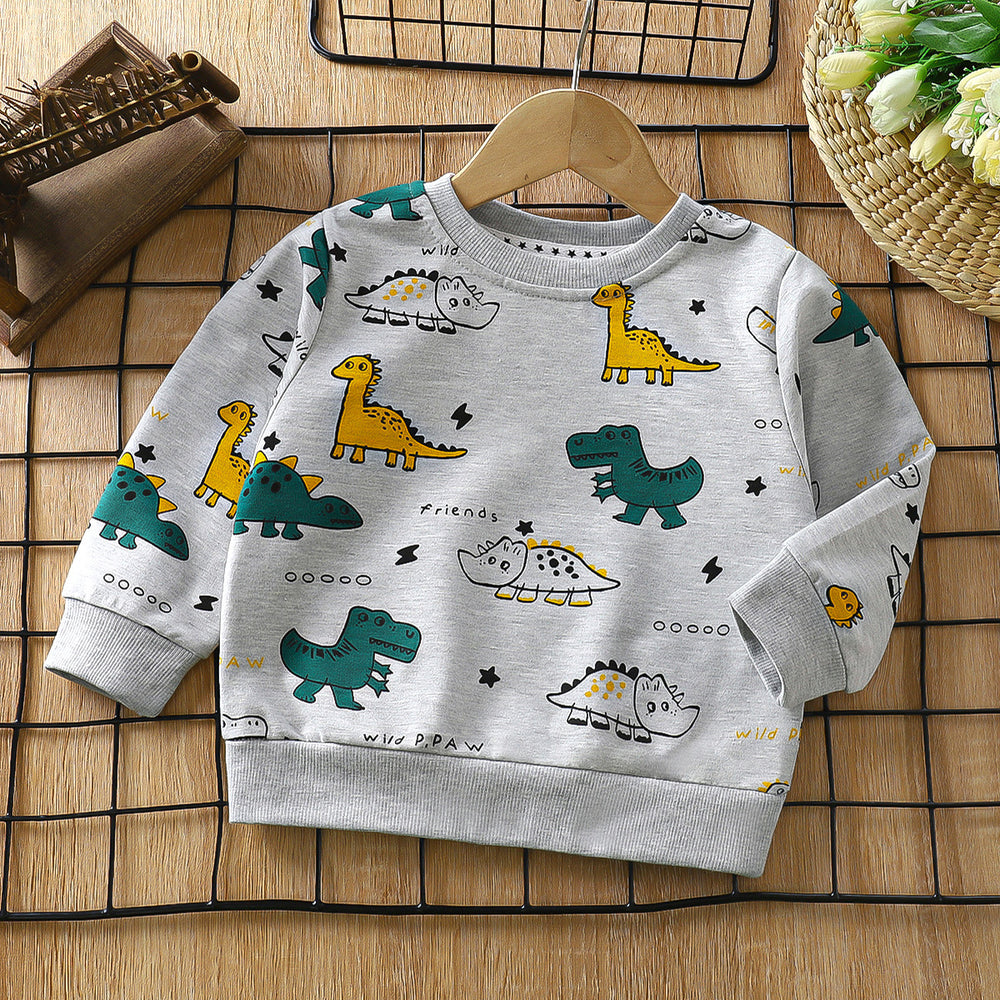 Children's hoodie  autumn collection, 100% cotton, long sleeve t-shirt for boys and girls, infant and toddler pullover top