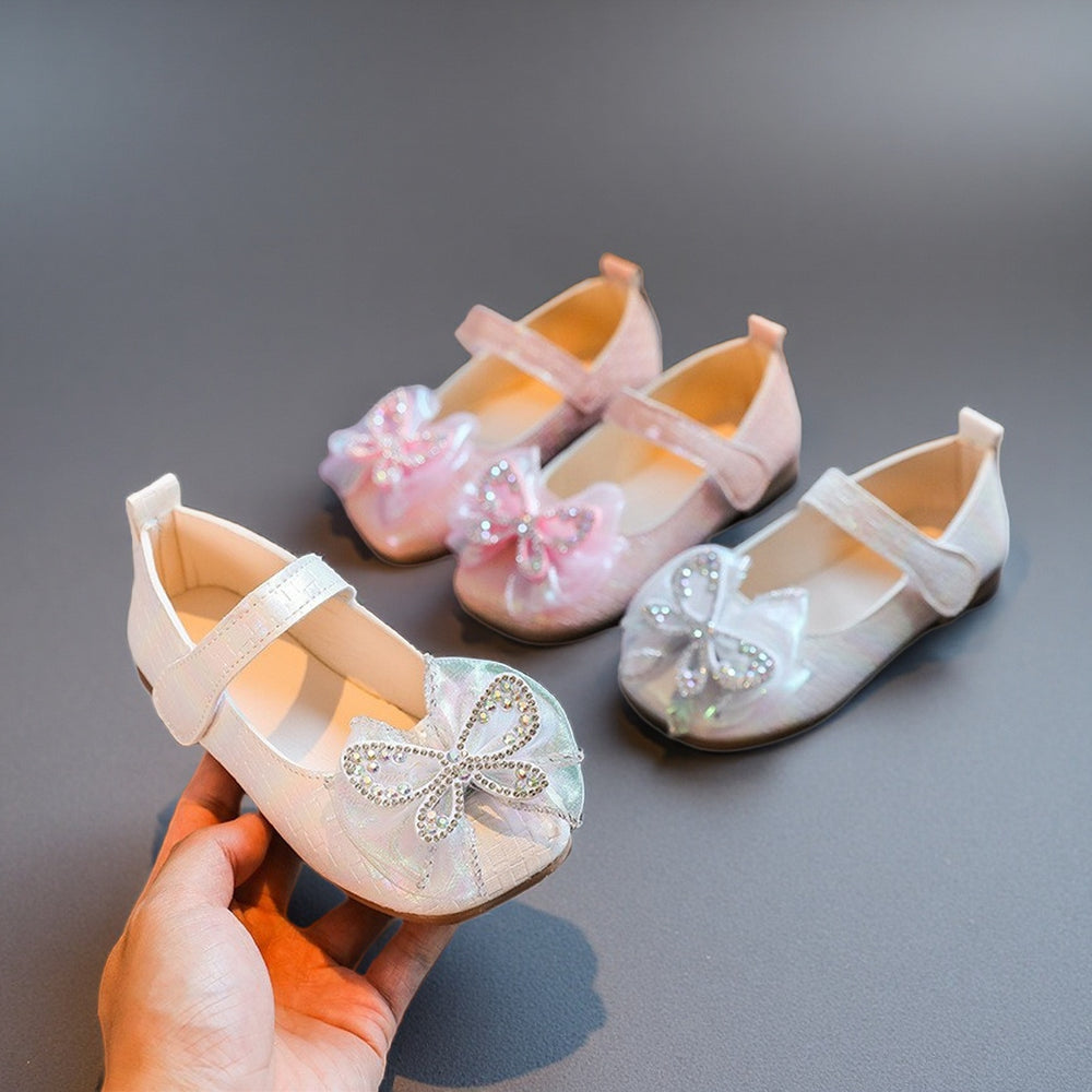 Girls' leather shoes - spring  new collection: princess shoes for baby girls, soft-soled children's shoes, spring/autumn single shoes, pink