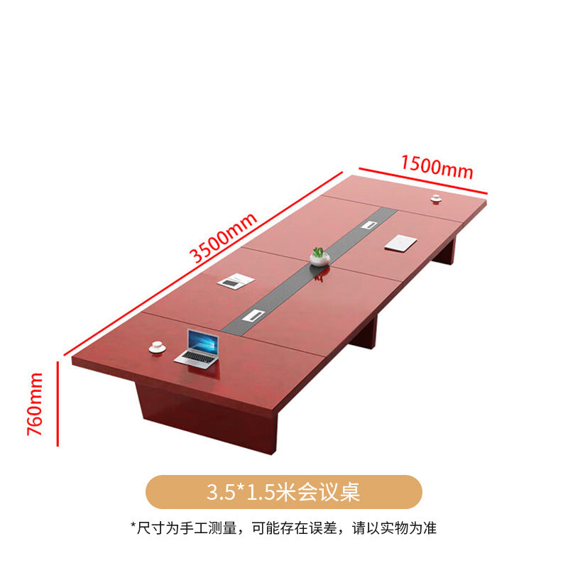 Saint li conference table with wood veneer paint conference table office negotiation training table