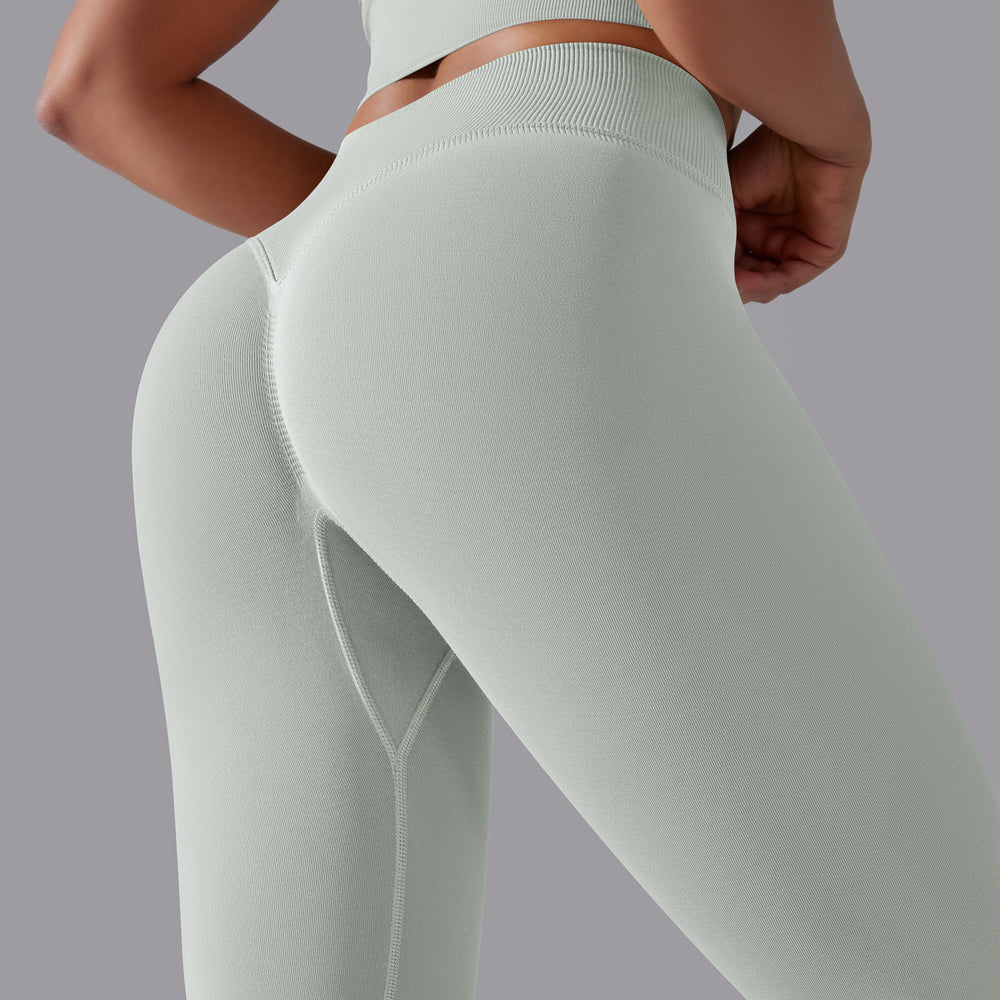 new arrival seamless peach pants high waist hip lifting tight yoga pants quick-drying sports running sweat-absorbent fitness pants