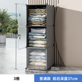 Simple wardrobe storage cabinet assembly - bedroom, rental, dormitory use - small storage cabinet
