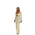 European and american cross-border women's fashion:  autumn new collection - solid color long sleeve bandeau bodycon elegant maxi slip dress