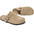 French 2026 birkenstock new arrivalpopularflats women's spring retro slippers slip-on toe casual lazy slippers women