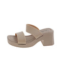 hot-selling new high-heeled slippers for women, summer outdoor wear, height-increasing non-slip double-strap sandals, women's fashionable wedge heels