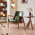 Scandinavian european casual solid wood sofa chair balcony living room lazy chair lounge chair casual chair footrest single sofa chair
