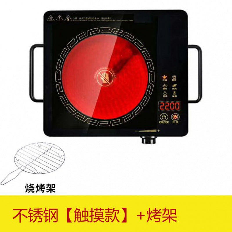 Great value, durable, high firepower, non-pick pot electric ceramic stove, for home commercial smart fierce stir-fry barbecue stove, light wave stove cross-border