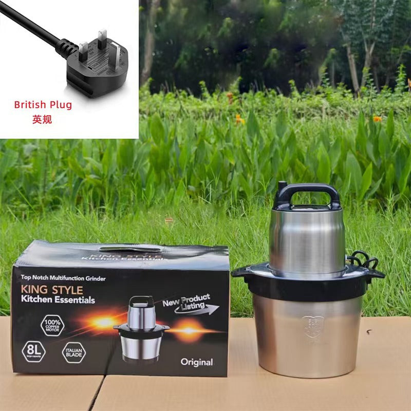 Multifunctional electric meat grinder fufumachine 12l meat grinder vegetable mincer garlic chopper stainless steel mixer