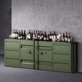Iron storage cabinet industrial style sideboard tea cabinet locker restaurant storage multifunctional cupboard dining cabinet
