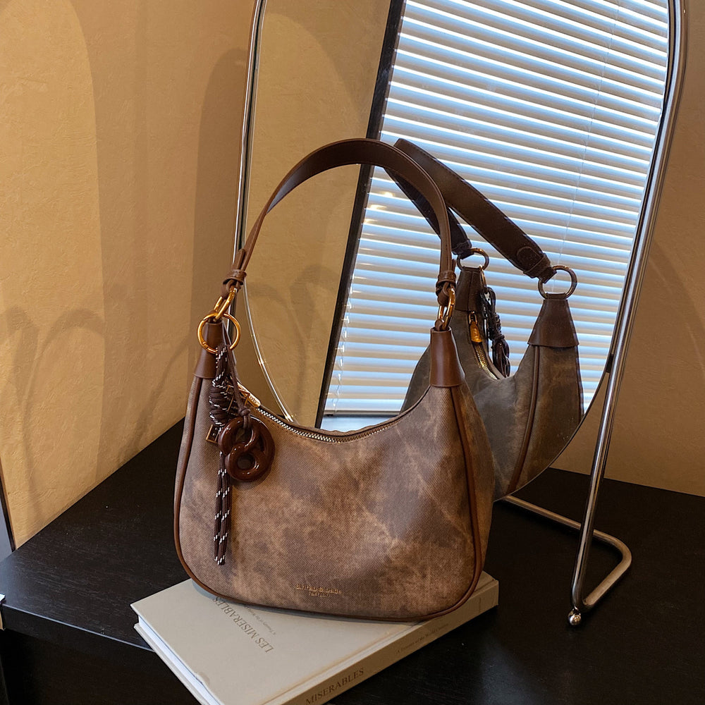 niche style design dumpling bag for women new arrivalk-styleretrowork clothing shoulder bag trendyeasiest for matchstylish armpit bag