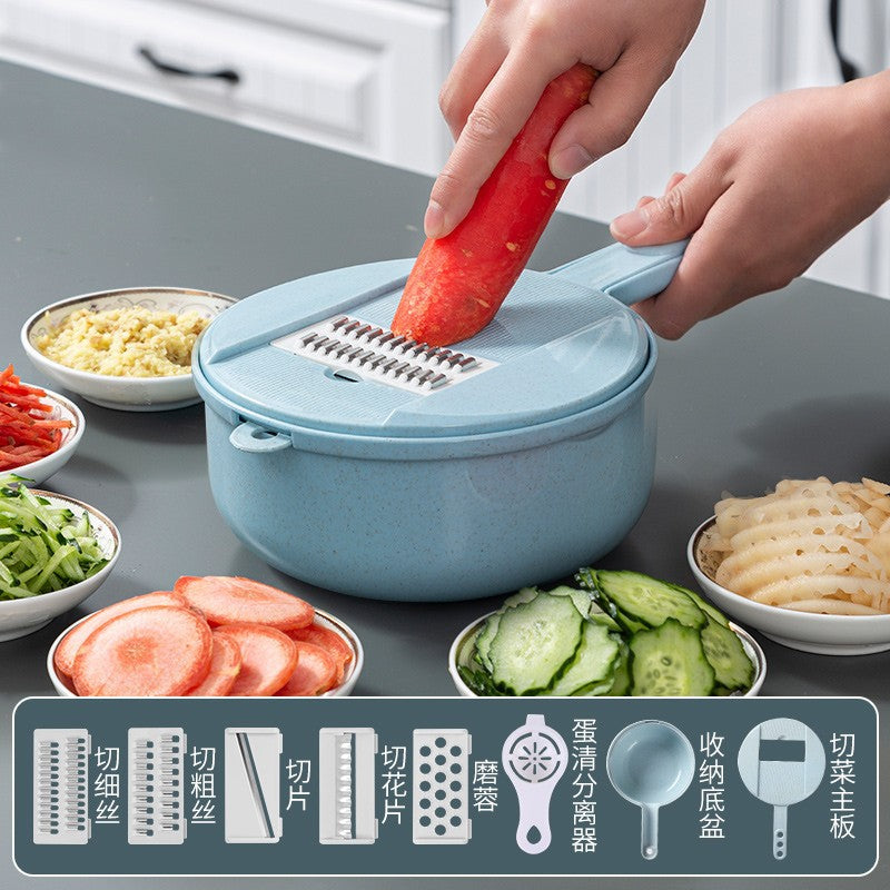 Multifunctional kitchen gadget: vegetable slicer & shredder - potato shredder, grater, and slicer for home use