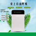 Air purifier for home use - bedroom, living room - formaldehyde, smoke, indoor office - smart negative ion, haze removal