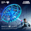 xs4 drone shooting sensing mini flying disc hovering rotating intelligent obstacle avoidance interactive toy aircraft