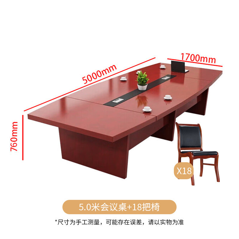 Saint li paint conference table - long table, minimalist modern oval, large conference table