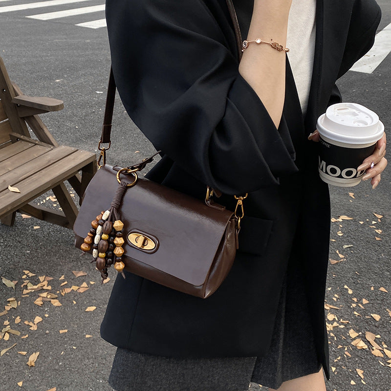 High-quality korean style small square bag - new 2025 autumn/winter fashionable minimalist handbag, versatile commuter shoulder & crossbody bag