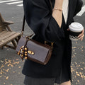 High-quality korean style small square bag - new 2025 autumn/winter fashionable minimalist handbag, versatile commuter shoulder & crossbody bag