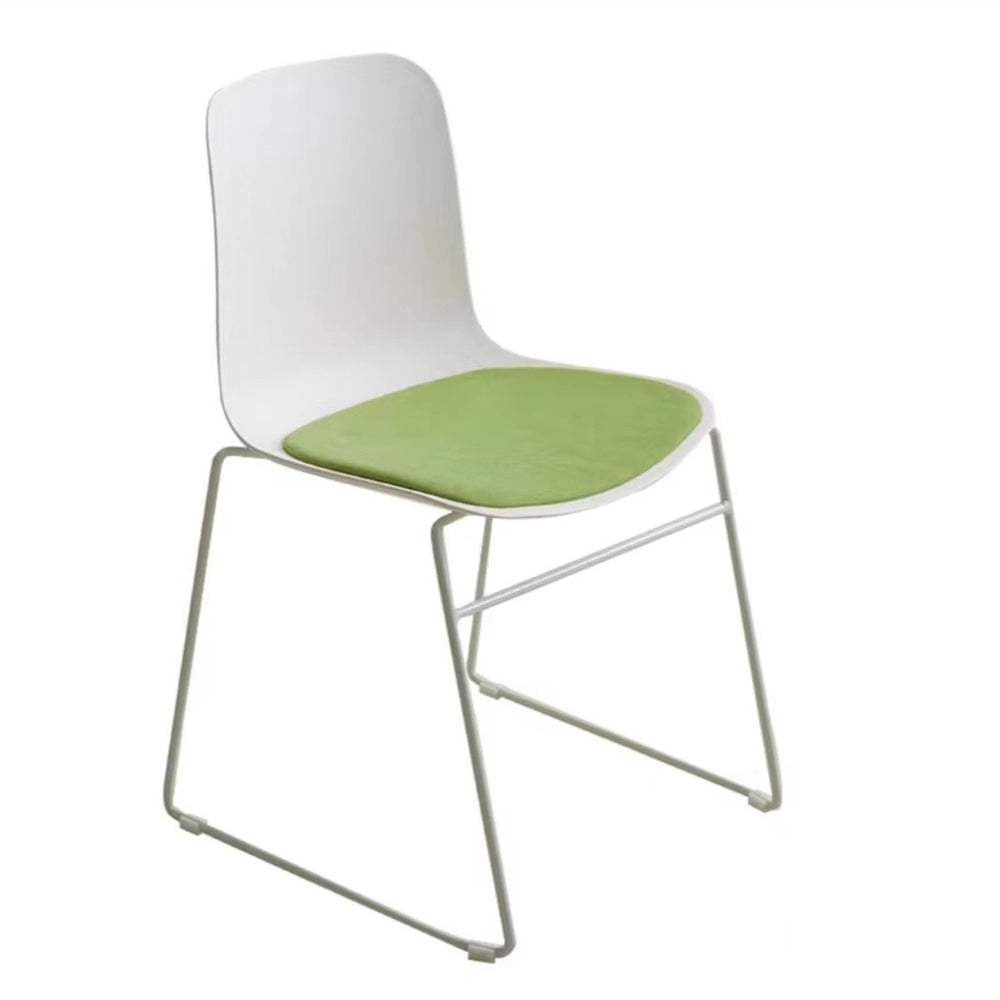Conference training chair - nordic style, armless, modern minimalist design for office, reception, negotiation, and training