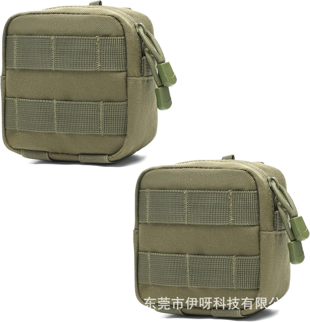 Tactical waist pack small medical kit edc tool pouch coin card holder molle attachment utility pouch
