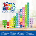 magic stereo cube splicing digital building blocks tpr material square cube splicing color matching diy enlightenment toys