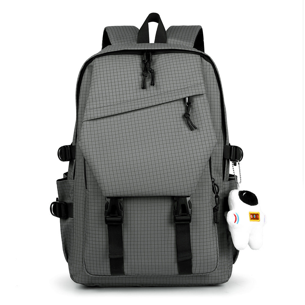 Cross-border fashion simple couple backpack leisure travel backpack large capacity trend junior high school student schoolbag