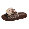 Thick sole furry slippers for women outwear2025 autumn winternew arrival lamb furry internet celebrity home one-line cotton slippers