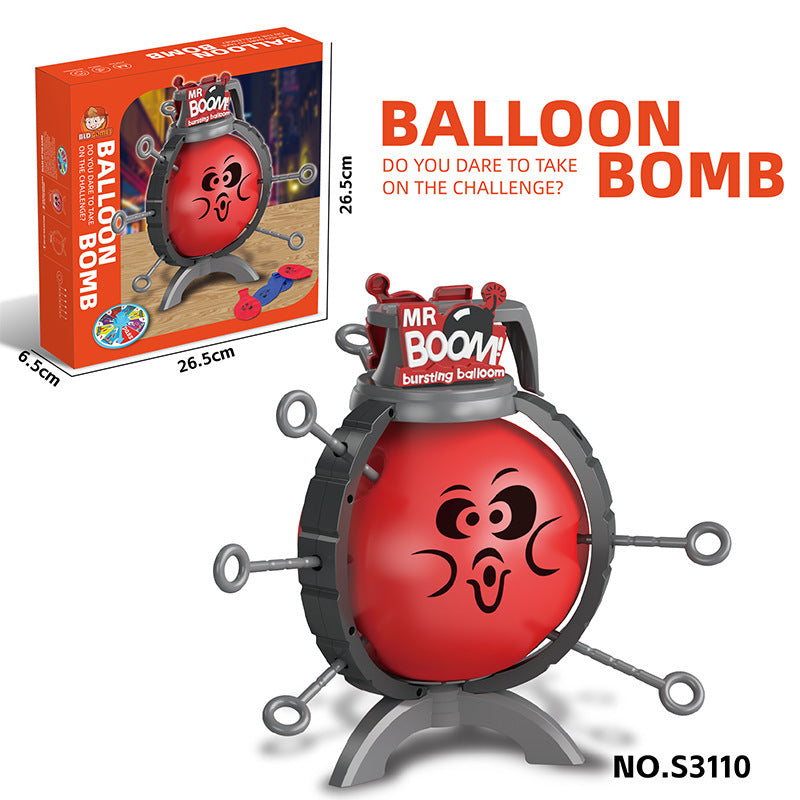 Children's novelty grenade balloon popper - octopus stress relief prank desk game - parent-child toy