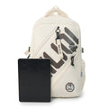 Trendy and cool backpack for college students, stylish casual backpack with letter design, large capacity, suitable for elementary, middle, and high school students, unisex