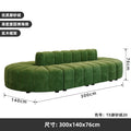 300cm long (matcha color frosted velvet)
