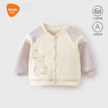 Babibele baby clothes - quilted outerwear for autumn/winter, lightweight cotton top, newborn warm long-sleeve baseball jacket