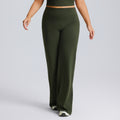 European and american plus size straight leg yoga pants - high waist, slimming, loose fit, women's casual versatile flare leggings for fitness