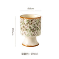 High-end ceramic water cups and coffee cups for banquets, unique and stylish, new chinese style, niche ceramic cups and saucers, perfect as wedding favors