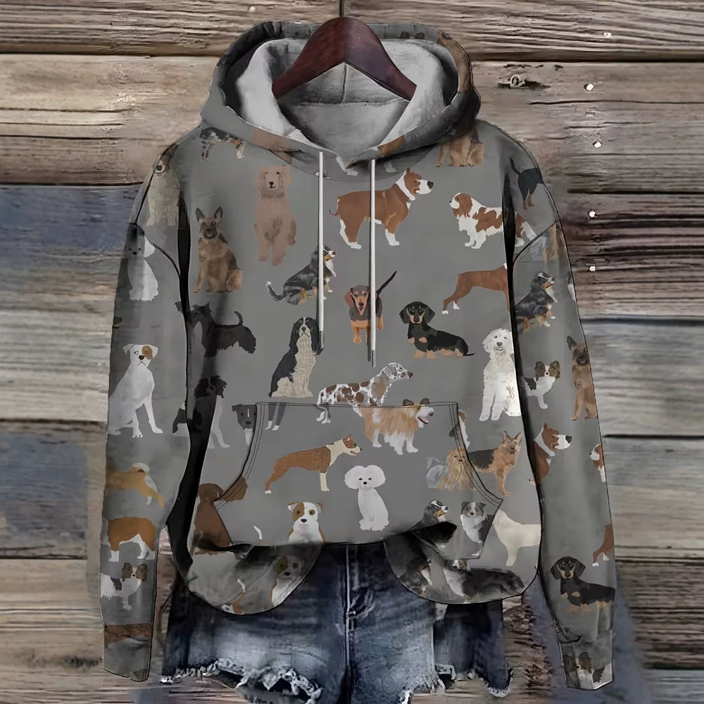 hot-selling women's hoodies, new casual loose long-sleeved hooded sweatshirts, dropshipping available