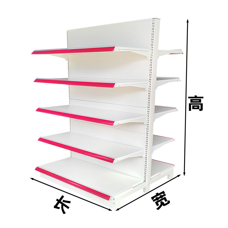 Shelf Supermarket Thickened Convenience Store Shelf Single Double-sided Multi-layer Hole Board Pharmacy Stationery Store Supermarket Shelf Display Shelf