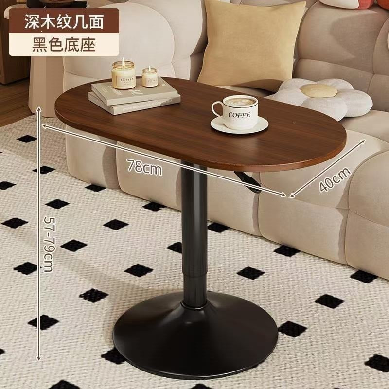 Adjustable height computer desk, mobile writing desk, livestreaming table, home rotating office desk, standing workstation, lazy desk