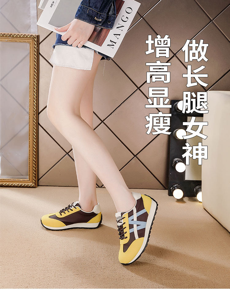 Women's casual leather sneakers - authentic spring/autumn new arrivals: soft sole, lightweight, breathable, non-slip, comfortable running shoes