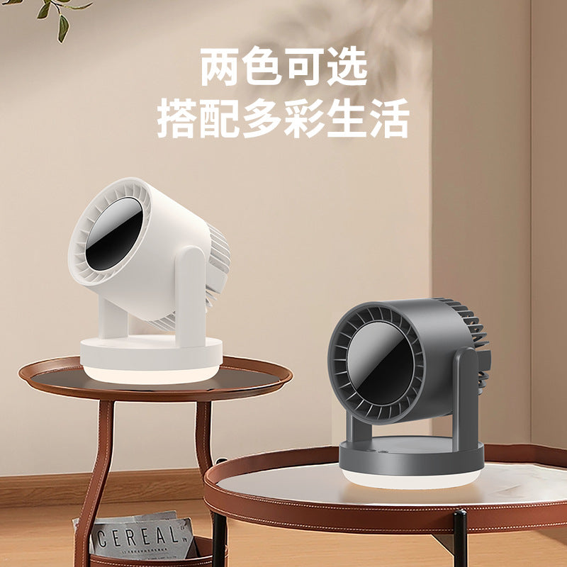 new product zk06 oscillating fan - silent, high-velocity mini fan for home and office desktop use