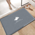 Bathroom floor mat, strong water-absorbent door, non-slip bathroom diatom mud mat, bathroom quick-drying foot mat, toilet carpet