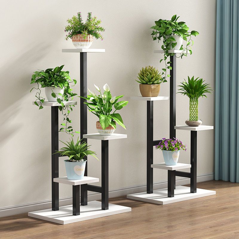 Flower shelf living room floor-standing indoor for home balcony storage rack multi-layer iron art green radish plant display flower pot rack