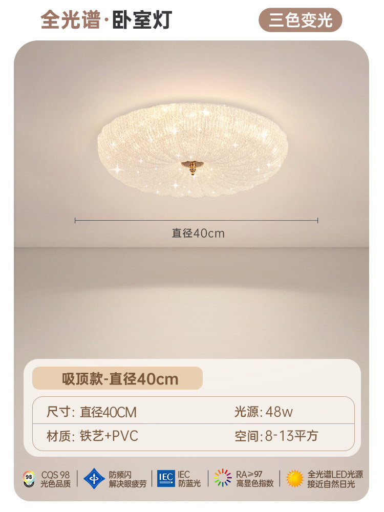 Bedroom main light Gypsy ceiling light Italian light luxury lighting modern simple round minimalist master bedroom room light