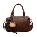 Dark brown with pendant