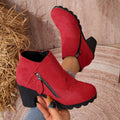summer new arrival: plus size women's casual comfortable chic side-zip flats - wholesale