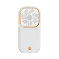 russian f30 handheld fan usb rechargeable mini foldable mobile phone holder power bank hanging neck fan