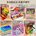 Kids' pretend play toy - realistic coffee & cash register set - convenience store water dispenser - educational supermarket playset - birthday gift for boys & girls