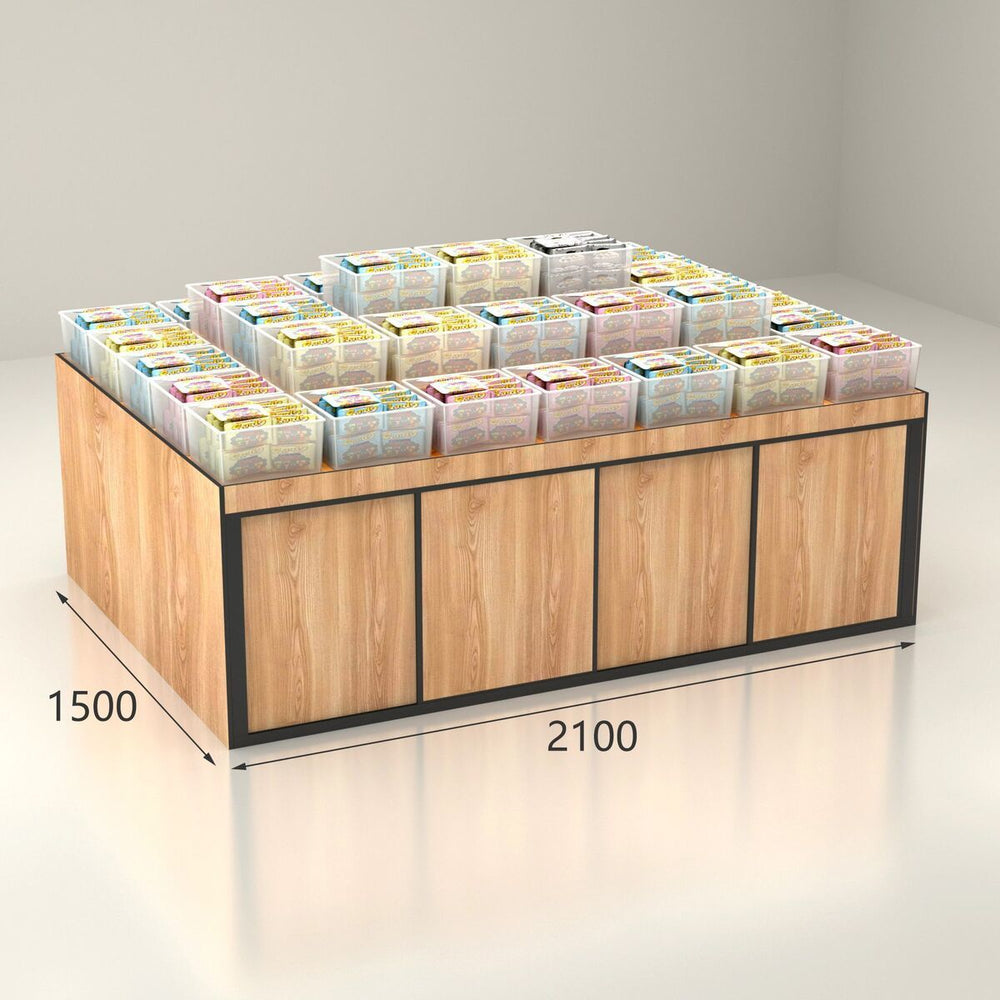 Supermarket shelf display rack bulk food cabinet island cabinet dried fruit candy biscuits bulk cargo cabinet bulk snack shelf