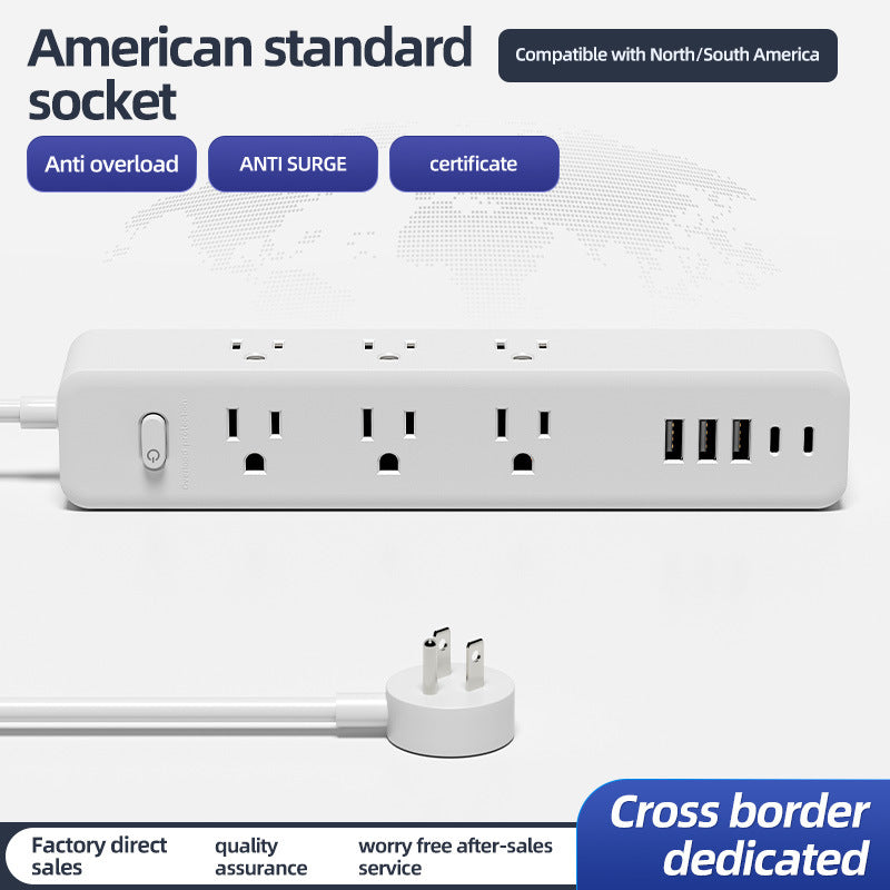 American standard american socket american standard power strip american canadian power strip multi-usb power strip china taiwan power strip
