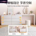 Dressing table bedroom for homecasual chest of drawers all-in-one small apartment storage cabinet cream style desk retractable dressing table