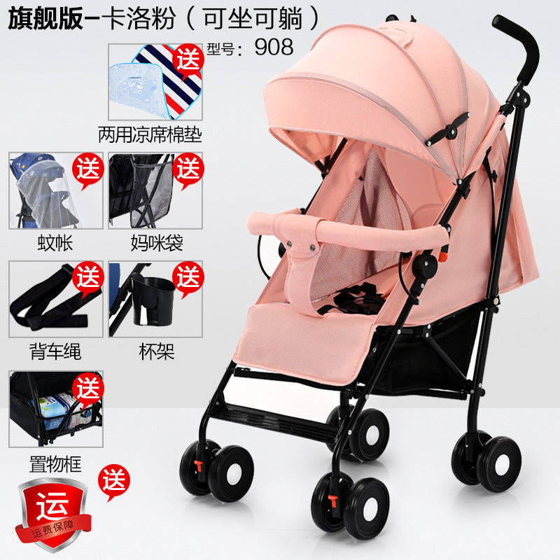 Wholesale baby strollers, umbrella strollers, sit and lie down, lightweight, foldablekids baby umbrella handle stroller, bb stroller, dropshipping
